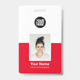 Tarjetas de identificación de seguridad con foto d