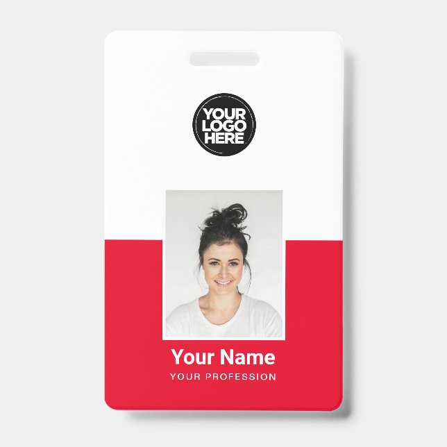 Tarjetas de identificación de seguridad con foto d (Parte frontal)