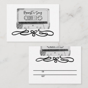 Tarjetas de Ilustracion de cinta de solicitud de c