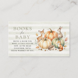 Tarjetas de Inclusión para Baby Shower de Animales