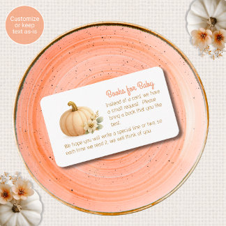 Tarjetas de Inclusión para Baby Shower Otoño de Am