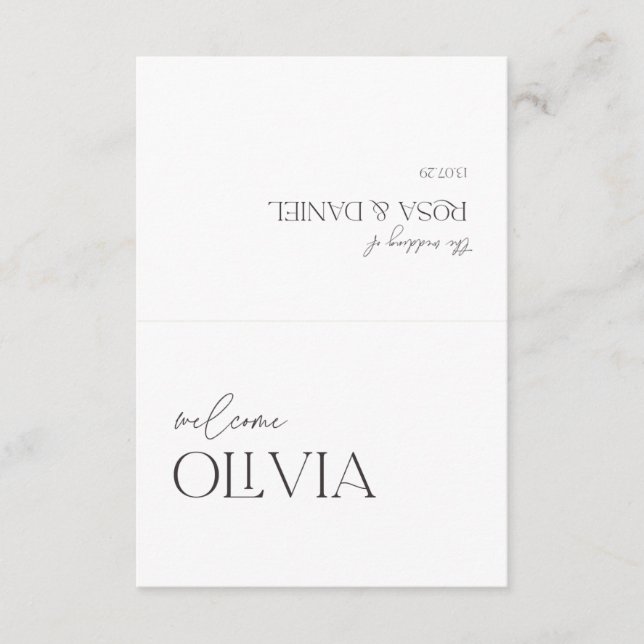 Tarjetas de Inclusión para Bodas – Inscripciones P (Anverso)