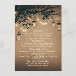 tarjetas de información boda de albañiles y luciér