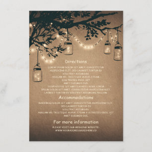 tarjetas de información boda de albañiles y luciér