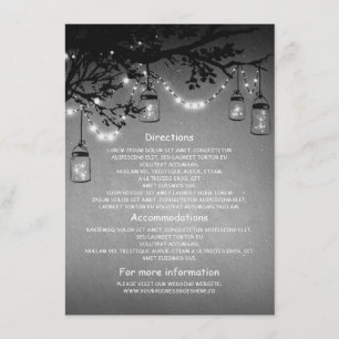 tarjetas de información boda de albañiles y luciér