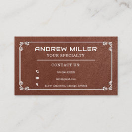 Tarjetas de información de contacto personalizadas