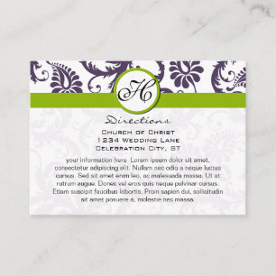 Tarjetas de información de la boda de la maleta mo