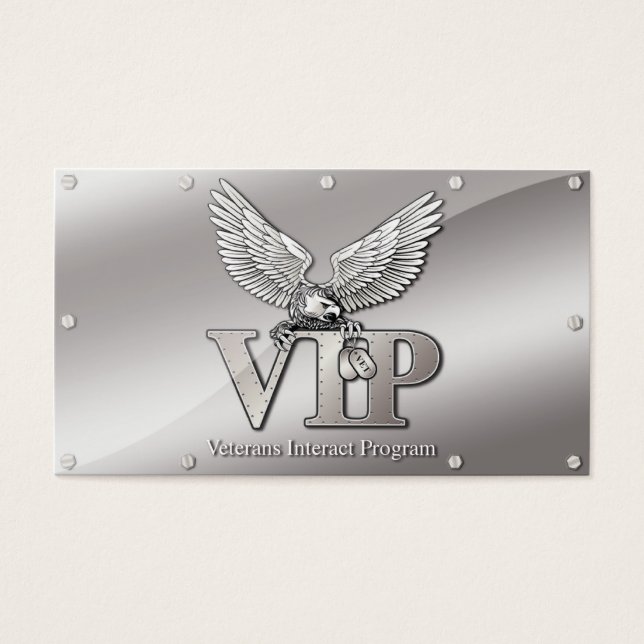 Tarjetas de información VIP (Frente)