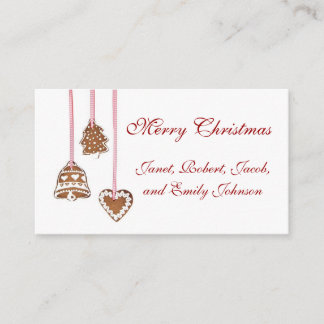 Tarjetas de inscripción de navidades