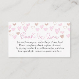 Tarjetas de inserción de San Valentín Baby Shower