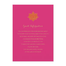 Tarjetas de inserción Mehndi elegantes