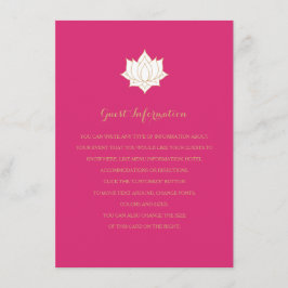 Tarjetas de inserción Mehndi elegantes