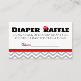 Tarjetas de inserción para sorteo de pañales para