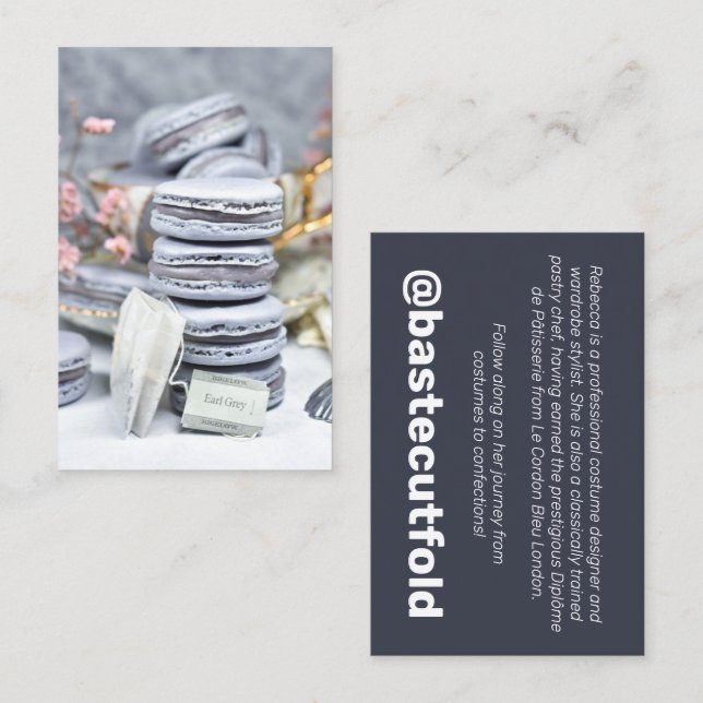 Tarjetas de Instagram Rebecca Frey (Anverso / Reverso)