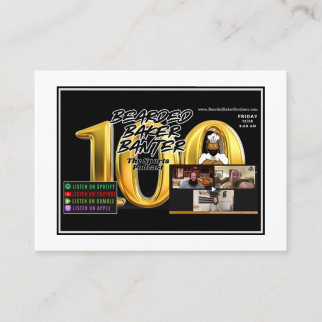 Tarjetas de intercambio Baker Banter con barba: 10 (Anverso)