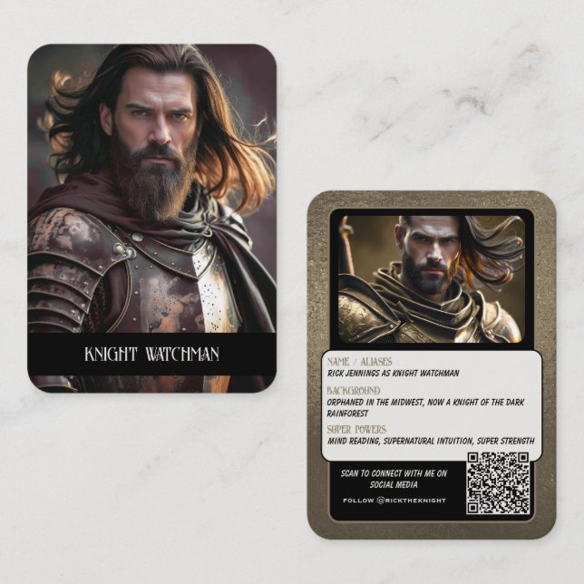 Tarjetas de intercambio de personajes de cosplay c (Anverso / Reverso)