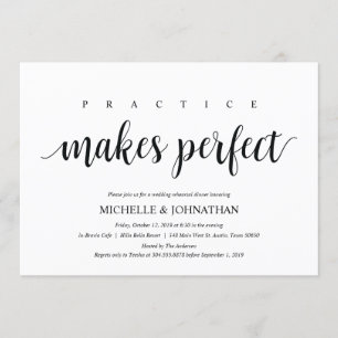 Tarjetas de invitación a la cena de ensayo rustico