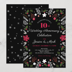 Tarjetas de Invitación a la Fiesta de Aniversario 