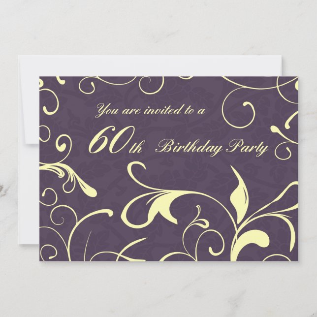 Tarjetas de invitación a la fiesta de cumpleaños n (Anverso)