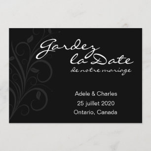 Tarjetas de invitación al matrimonio Gardez La Dat