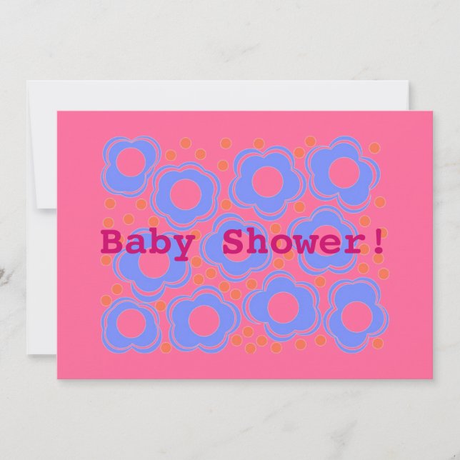 Tarjetas de invitación Baby Shower (Anverso)