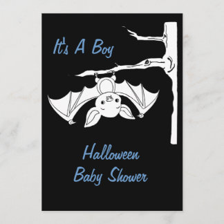Tarjetas de invitación Baby Shower Baby Bat Hallow