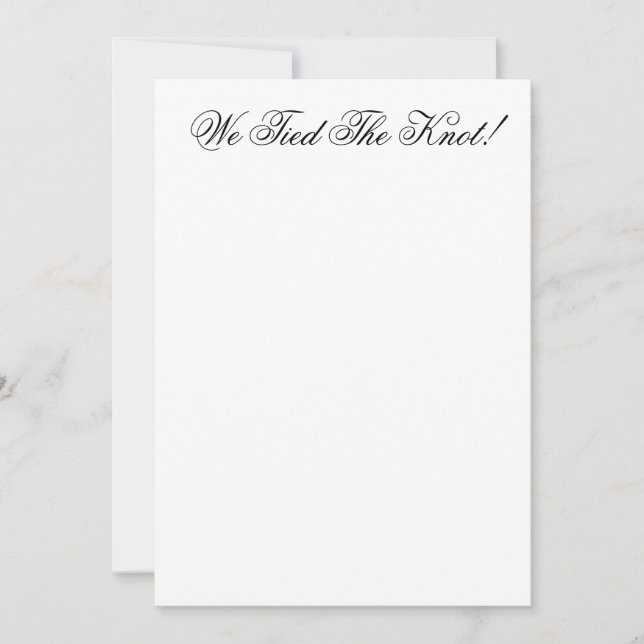 Tarjetas de Invitación Boda personalizable (Anverso)