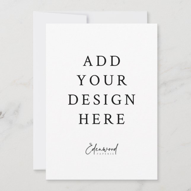 Tarjetas de invitación de 5x7" (Anverso)