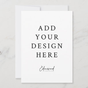 Tarjetas de invitación de 5x7"
