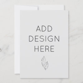 Tarjetas de invitación de 5x7" de impresión person