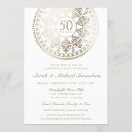 Tarjetas de Invitación de Aniversario de Boda Eleg