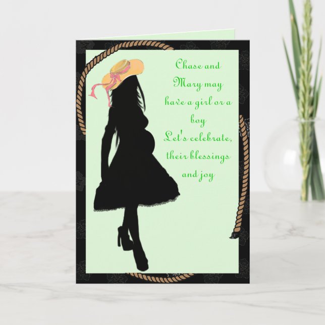 Tarjetas de invitación de Baby Shower (Anverso)