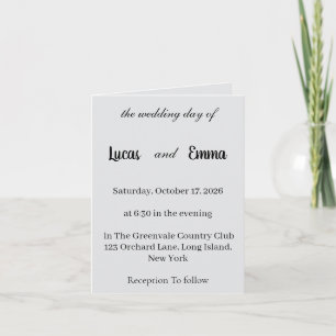 tarjetas de invitación de boda
