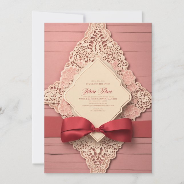 tarjetas de invitación de boda (Anverso)