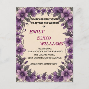 TARJETAS DE INVITACIÓN DE BODA