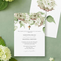 Tarjetas de Invitación de Boda Católicas con Horte