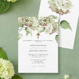 Tarjetas de Invitación de Boda Católicas con Horte