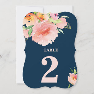 tarjetas de invitación de boda con flores de acuar