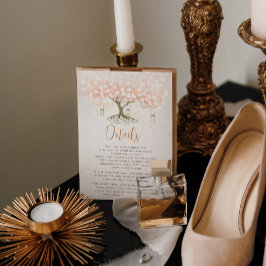 Tarjetas de Invitación de Boda de Árbol de Hoja de