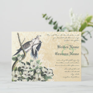 Tarjetas de Invitación de Boda de Palomas de Amor