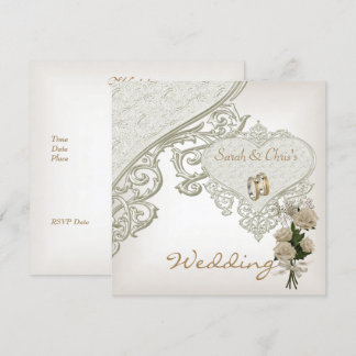 Tarjetas de Invitación de Boda Elegantes