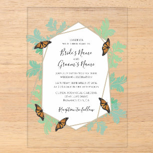 Tarjetas de Invitación de Boda Elegantes de Maripo