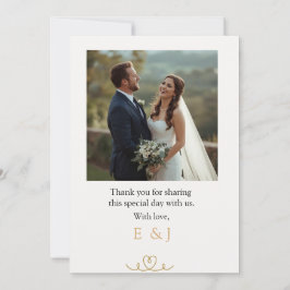 Tarjetas de Invitación de Boda Elegantes Minimalis