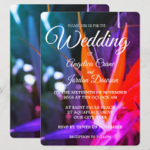 Tarjetas de Invitación de Boda Fabulosas Ave del P