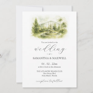 Tarjetas de Invitación de Boda Jardines Gran Paraí
