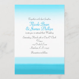 Tarjetas de Invitación de Boda Modernas con Acuare