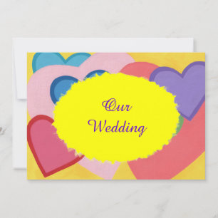Tarjetas de invitación de boda personalizadas con