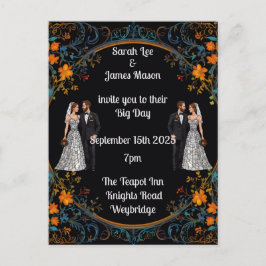 Tarjetas de Invitación de Boda Personalizadas e In