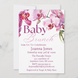 Tarjetas de invitación de brunch/Baby Shower para 