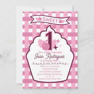 Tarjetas de Invitación de Cumpleaños con Foto a Cu